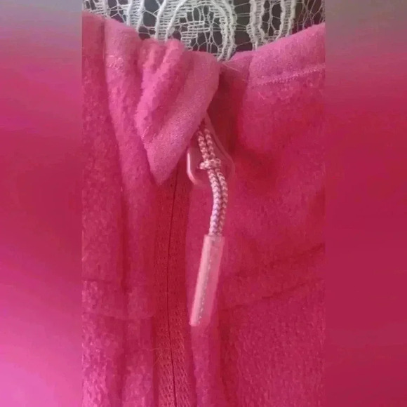 McKinley Woman's Small Hot Pink Polar fleece Super Soft Zip-Up Sweater - Picture 2 of 10